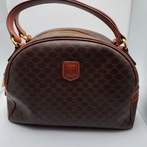 Celine Macadam Folco leather handbag